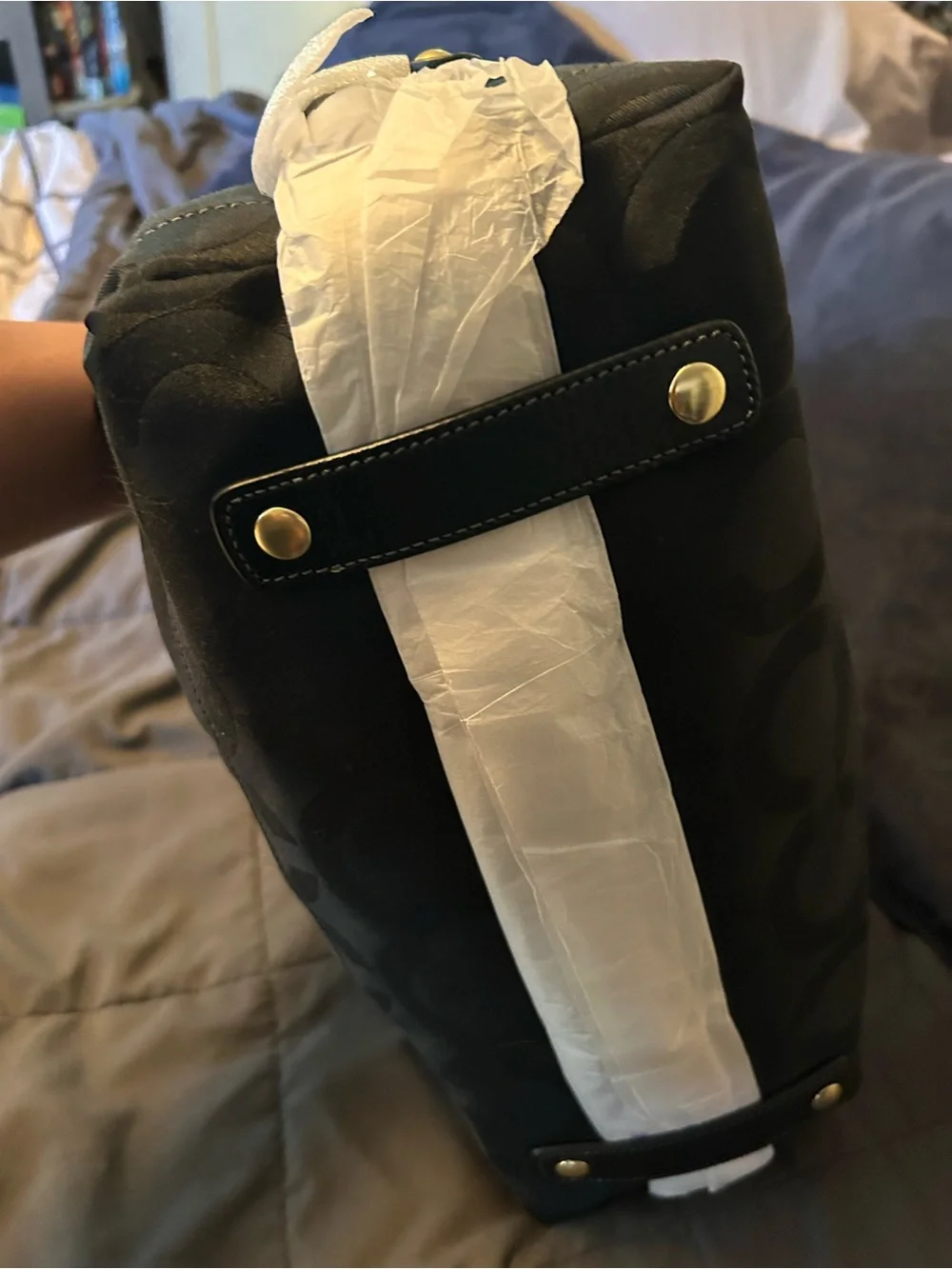 Coach Black Madison Sabrina Satchel